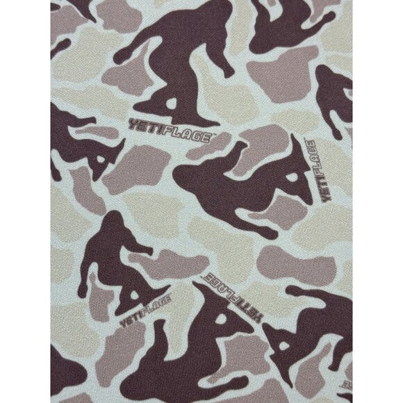 Yetiflage Fleece-Lined Pullover Jacket Camo Half-Zip Sweatshirt F.S.P. Bigfoot - Picture 2 of 8
